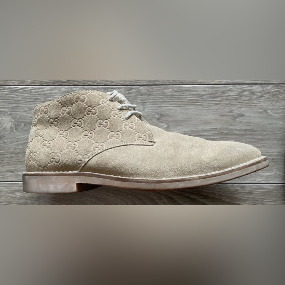 GUCCI Chukka suede Boots